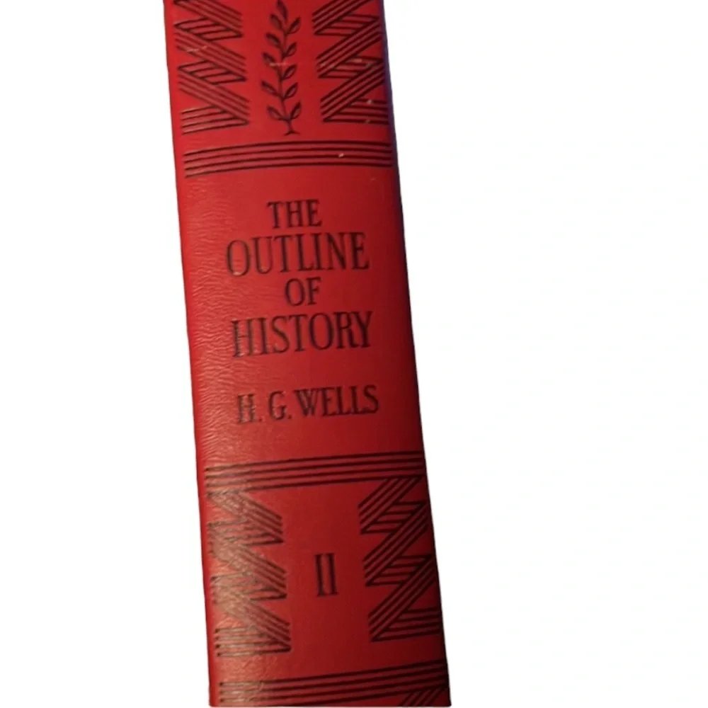 THE OUTLINE OF HISTORY H G WELLS HARDCOVER VINTAGE BOOK 1956 VOLUME 2